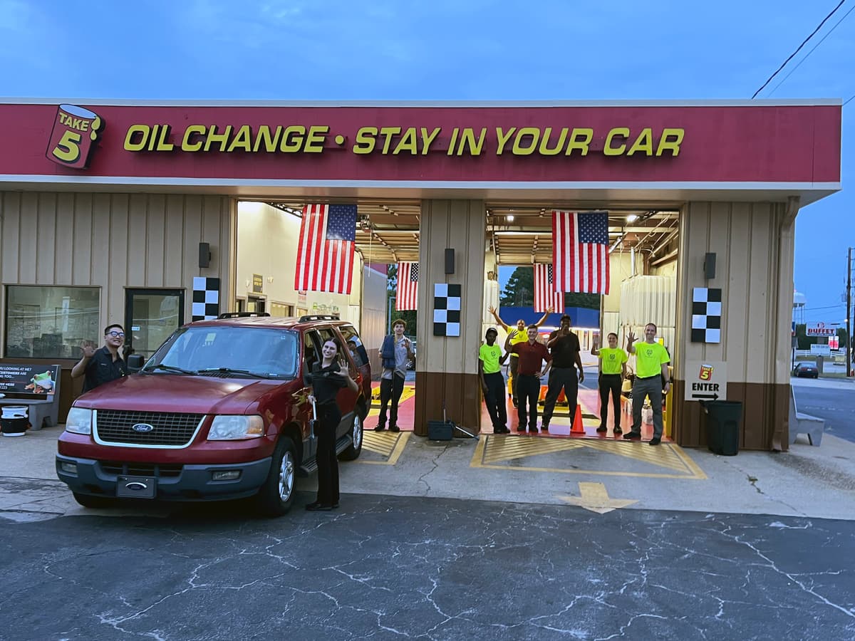 The Take 5 Oil Change in Winder, Georgia, serviced more than 160 cars on its day of giving back to the community.